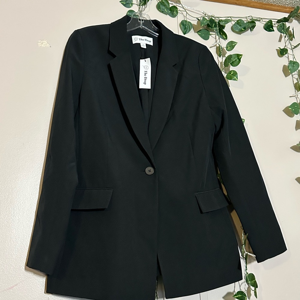 The Drop Women's Classic Black Blazer